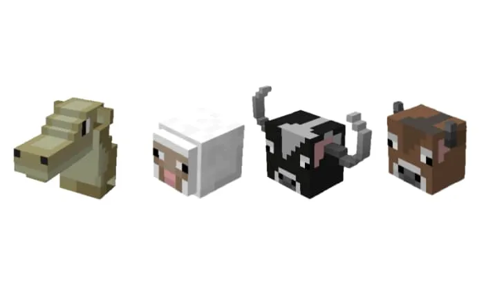 Головы животных