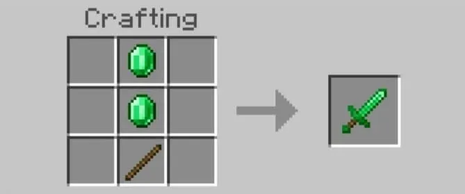 Крафт изумрудного меча