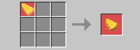 Крафт приготовленного куска сырной пиццы