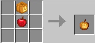 Крафт резного тыквенного яблока