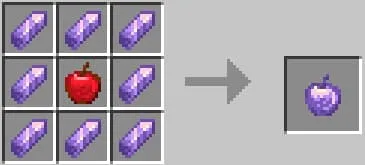 Крафт аметистового яблока