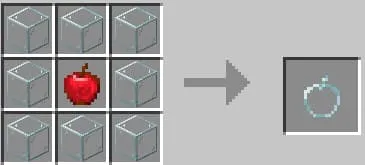 Крафт стеклянного яблока