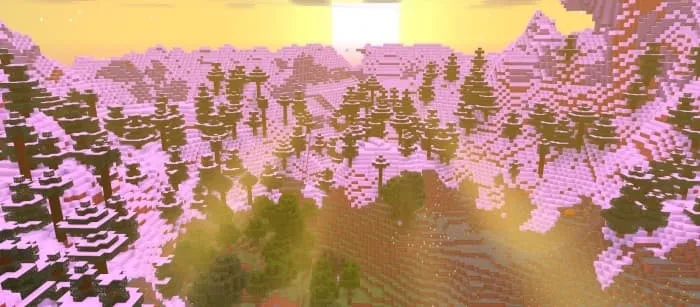 Новый вид восхода солнца