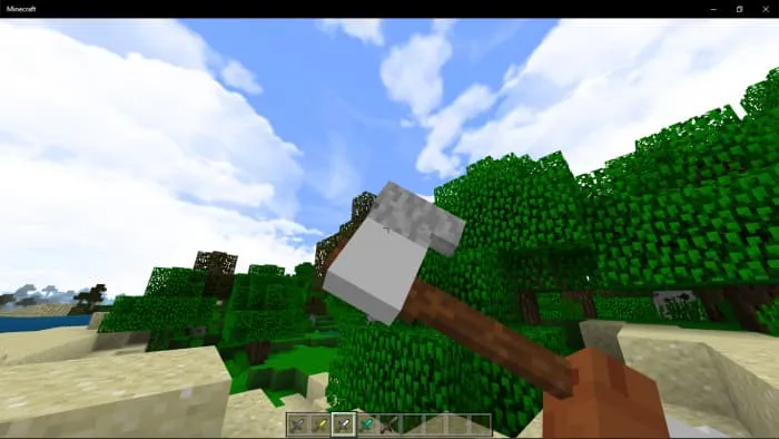 Железный меч в виде топора