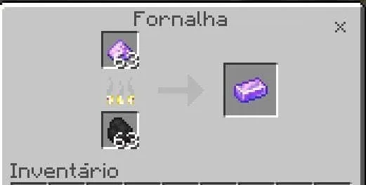 Рецепт слитка лазурного железа