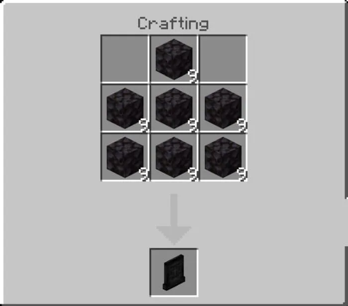 Крафт могилы из чернита