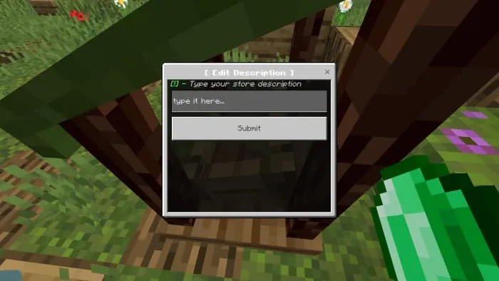 Редактор описания