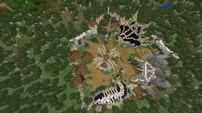 Деревня Орков сверху