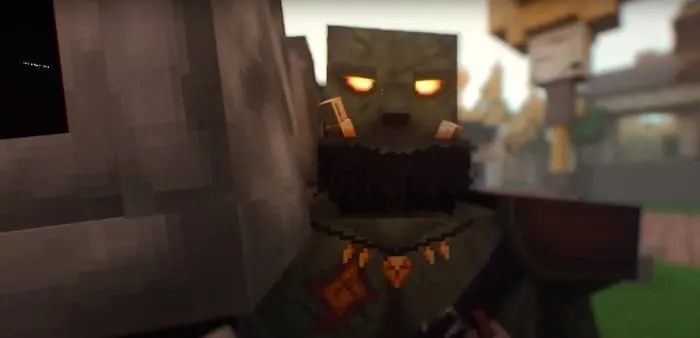 Модель с низкой детализацией Орка-Канонира