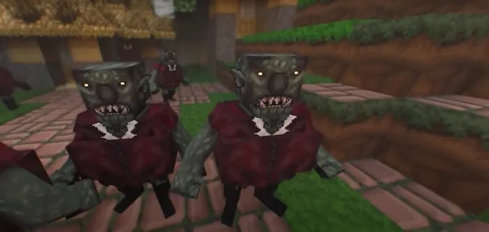 Модель с низкой детализацией Карликового орка от третьего лица