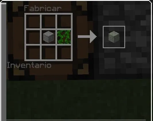 Рецепт маленьких каменных блоков с замшелой