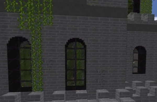 Изогнутое Готическое стекло замка