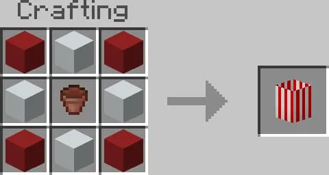 Крафт пустой коробки из под попкорна