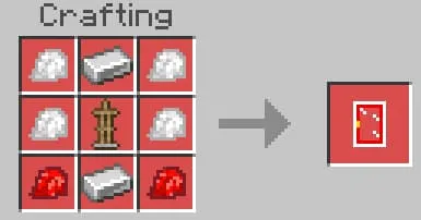 Крафт бело-красной подставки для брони