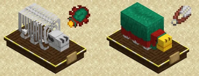 Пьедестал со скелетом