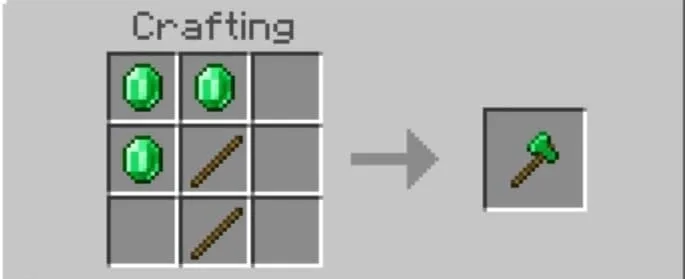 Крафт изумрудного топора