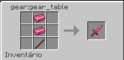 Рецепт багрового железного меча