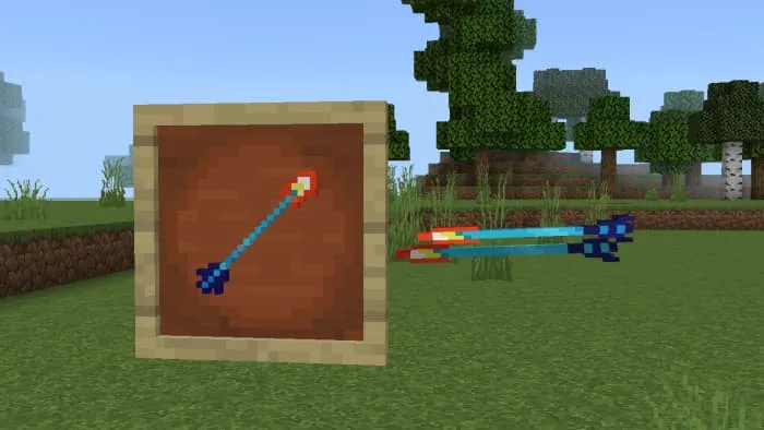 Двойная стрела в рамке