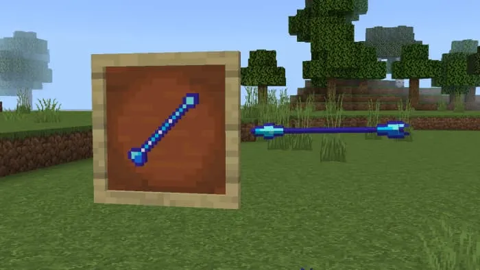 Ледяная стрела в рамке