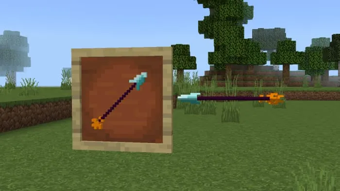 Быстрая стрела в рамке