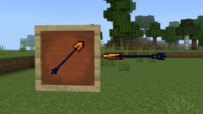 Пехотная стрела в рамке