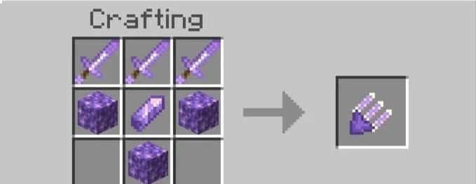 Крафт аметистового когтя