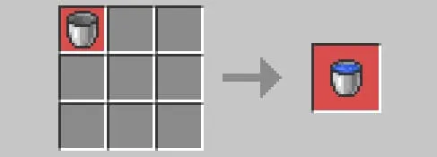 Крафт ведра с водой