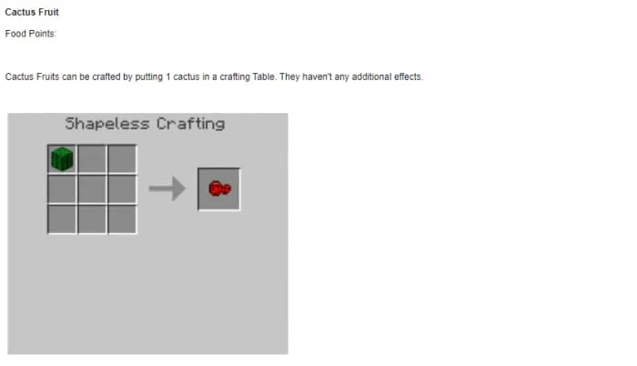 Рецепт плода кактуса