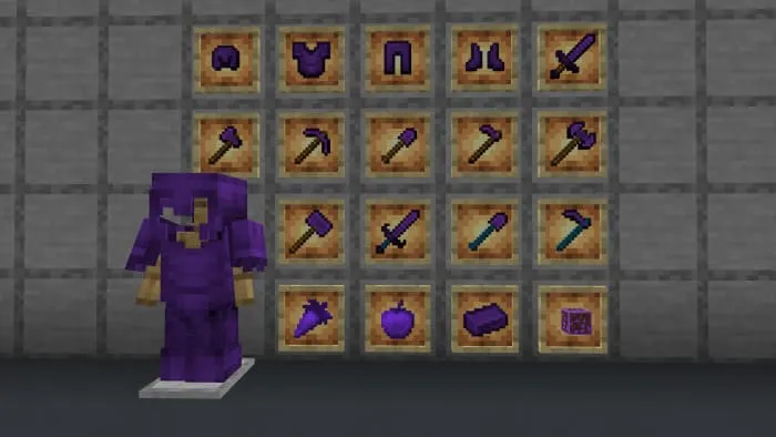 Флюоритовая броня и инструменты