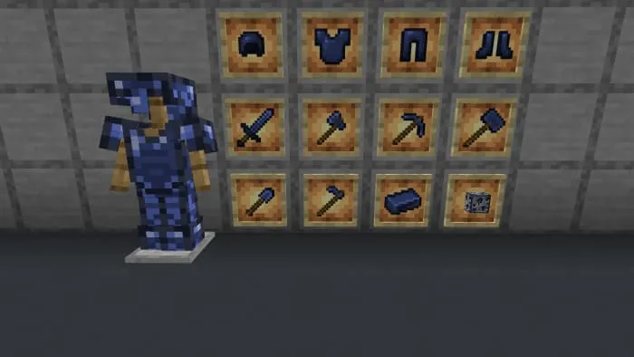 Адамантитовая броня и инструменты в рамках