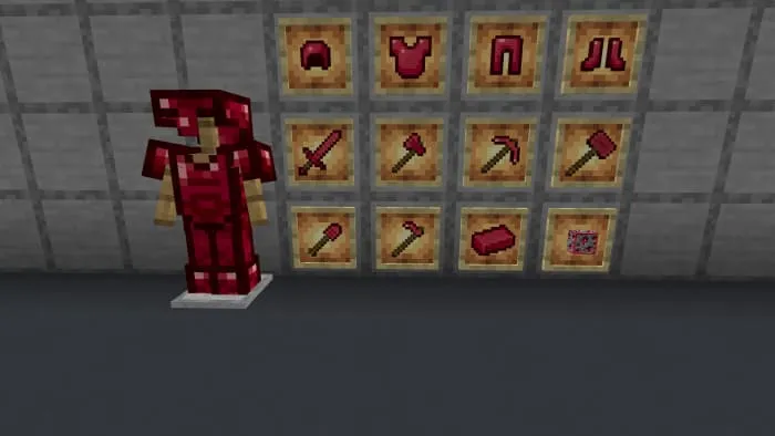 Кунцитная броня и инструменты