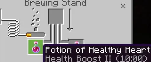 Эффект зелья здорового сердца