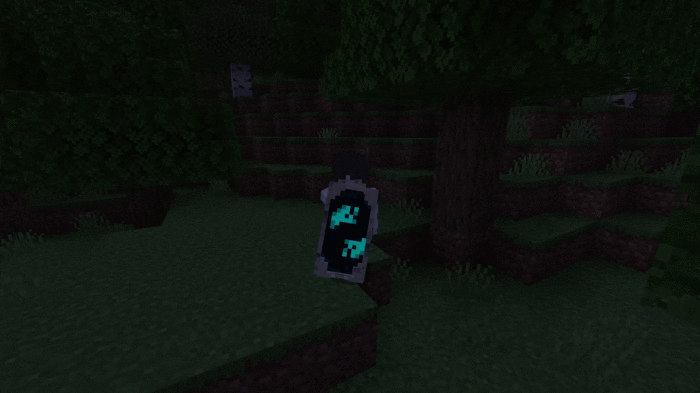 Игрок со скалковым щитом