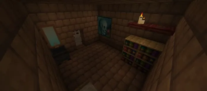 Стартовая комната с картиной