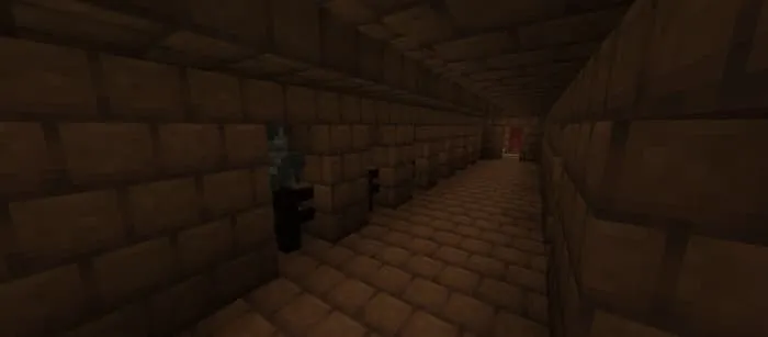 Коридор из кирпичей