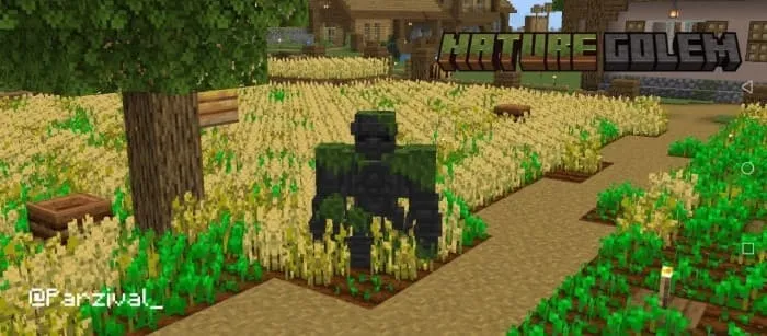 Природный голем с выстоы