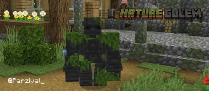 Природный голем около кузницы