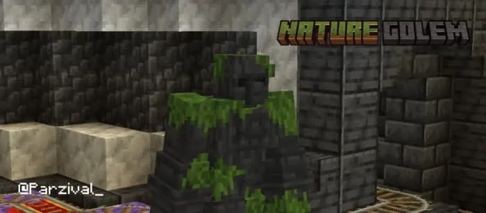 Природный голем в шахте