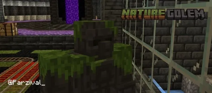 Природный голем от третьего лица