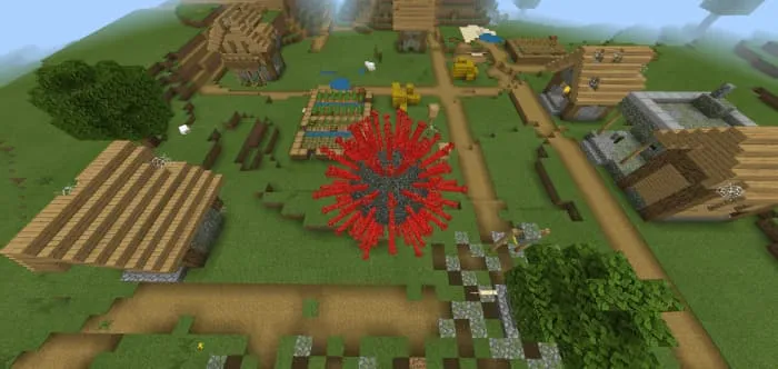 Заражение деревни вирусом