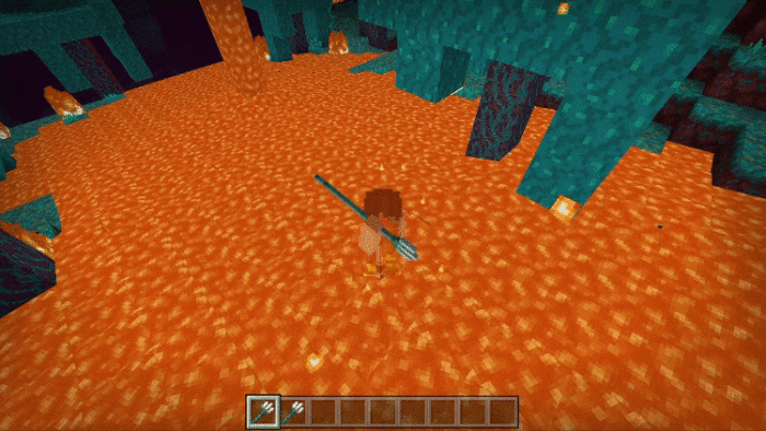 Трезубец с чаром огненного прилива