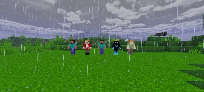 Стойки в виде мобов