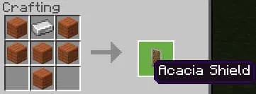 Крафт щита из акациевых досок