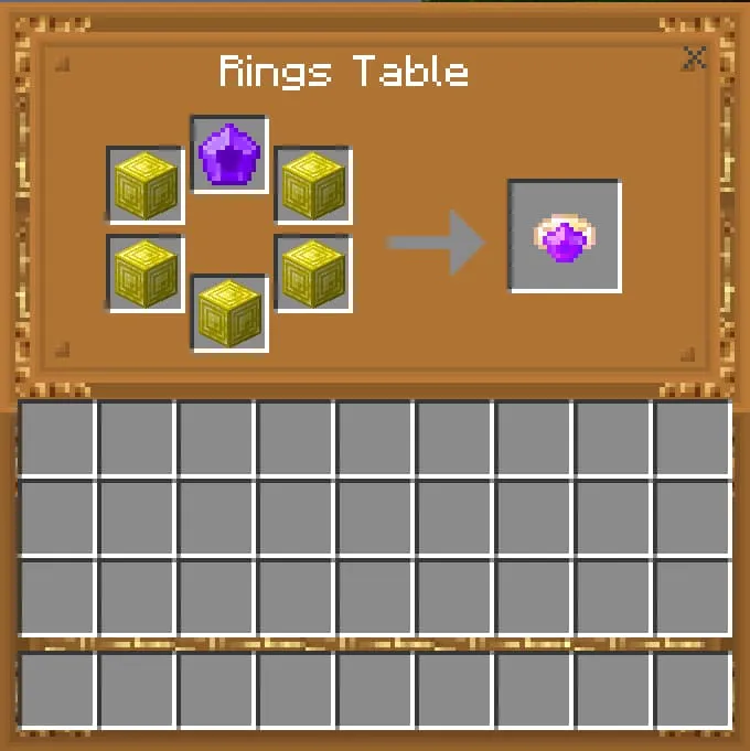 Пример создания колец