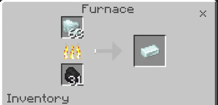 Крафт призмаринового слитка