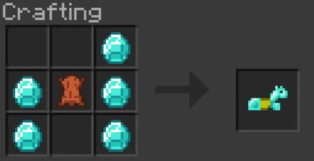 Крафт алмазной конской брони