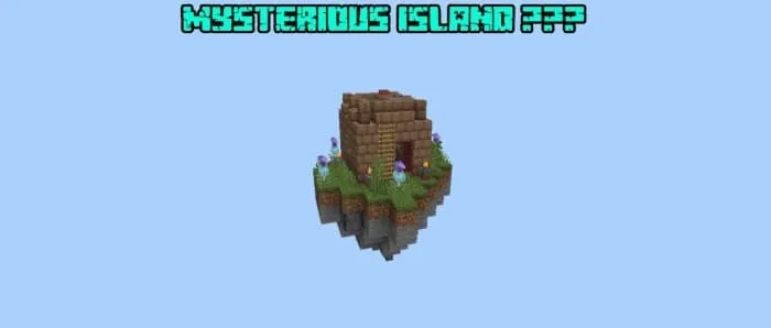 Остров со старинным зданием