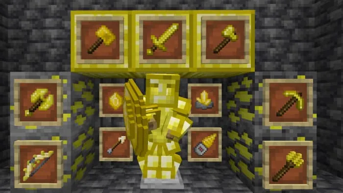 Топазовые инструменты и доспехи