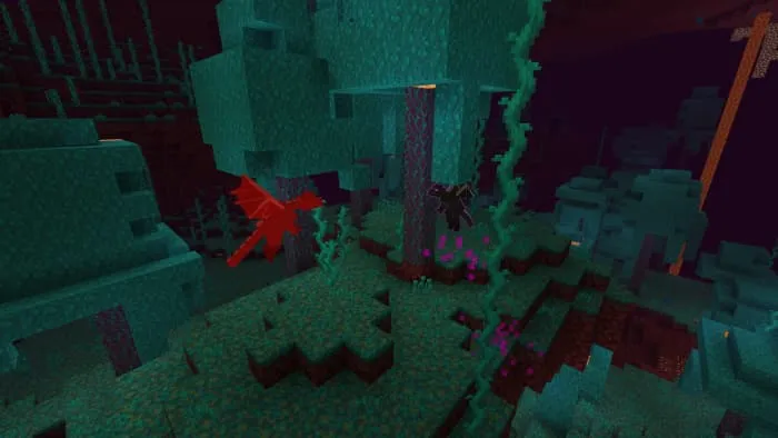 Дракон Края в искаженном лесу