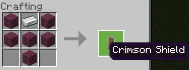 Крафт щита из багровых досок